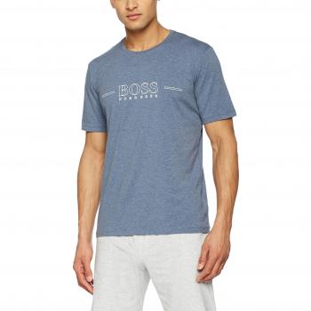 BOSS Urban T-Shirt RN, Top de Pijama para Hombre, Azul