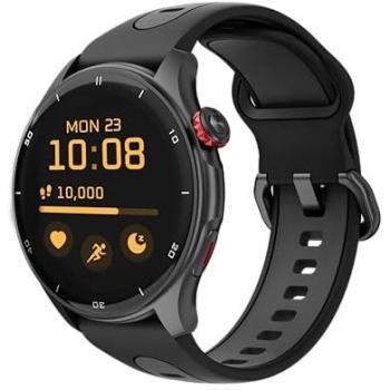 Reloj inteligente myPhone Adventure Negro con GPS, 50 Modos Deportivos, Gran Batería de 360 mAh y Resistente al Agua