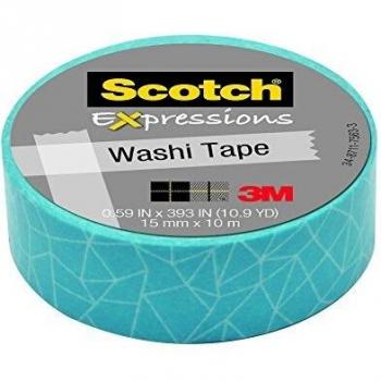Scotch Exp Tapes C314-P28 - Rollo de cinta, 15 x 10m, color azul craqueado