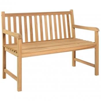 vidaXL Garden Bench 114 cm Solid Teak Wood