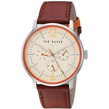 Ted Baker Men's Analog Quartz Watch with Leather Strap TE15066005