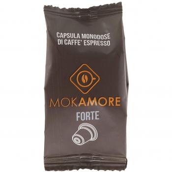 Mokamore Cápsulas de Café Forte - Paquete de 50 x 0.02 gr - Total: 1 gr