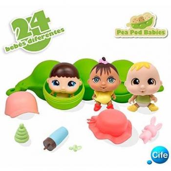 Pea Pod Babies CIFE 41800 - Muñecos bebé con accesorios, Multicolor, Talla única