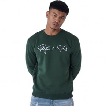 Project X Paris Unisex Green Crewneck Sweatshirt