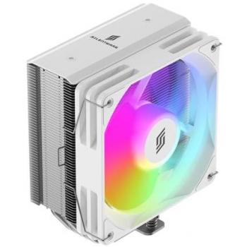 Disipador de CPU Bora RGB Blanco, 5 Heatpipes, Ventilador PWM ARGB de 120mm, compatible con 115X/1200/1700/1851/AM4/AM5