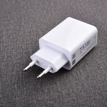 Adaptador de carga rápida Xiaomi QC3.0 18W con cable tipo C para móviles Mi 8, 9 SE, Redmi Note 10, 9 S, 8T, 8 y 7 Pro - UE/EE