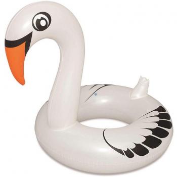 Flotador inflable gigante forma de Cisne BESTWAY 165 x 117cm Blanco