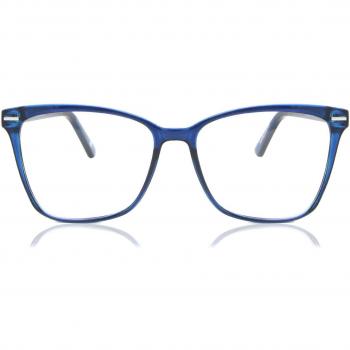 Cat Eye Full Rim Plastic Women’s Prescription Glasses - Blue - Size 55 - Blue Light Block Available - SmartBuy Collection