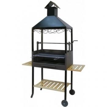 IMEX EL ZORRO 71500 - Barbacoa Chimenea c/Parrilla Cincada 73x40x206 cms.