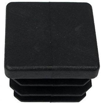 MAURER 5330706 Contera Cuadrada Interior Negra 30x30 mm. Blister 4 Piezas, Multicolor