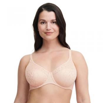 Chantelle Norah Comfort Underwire Bra - Nude Blush - Size 30E