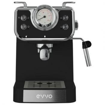 Cafetera Espresso Evvo Intensa Retro 950W 15 Bar Negro 1,5L Brazo Doble
