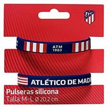 Set 2 Pulseras Silicona Atletico Madrid Adulto