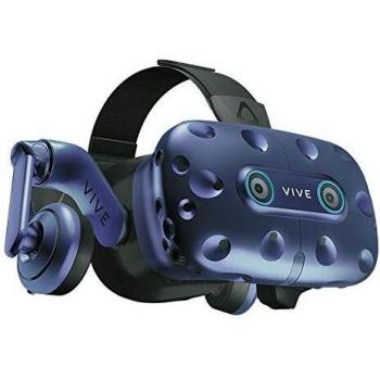 HTC Vive Pro Eye Pantalla con Montura para Sujetar en la Cabeza Negro, Azul
