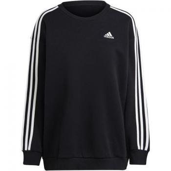 Adidas Women's Essentials 3-Stripes Oversized Fleece Sweatshirt