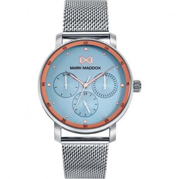Reloj Mark Maddox Midtown MM7156-37 con correa de malla milanesa en acero inoxidable