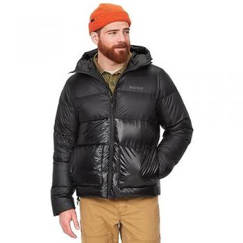 Marmot Guides Men's Black Down Jacket, Regular Fit, Medium