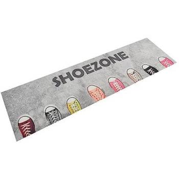 Alfombra de cocina lavable terciopelo dibujo zapatos 45x150 cm