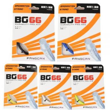 Fangcan BG66 raqueta de bádminton cadena 10 m 5 colores, paquete de 15