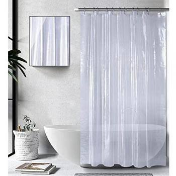 Amazon Brand - Umi Cortinas de Ducha, para baño, bañera, Impermeable, Resistente al Moho, Anti Moho e Impermeables