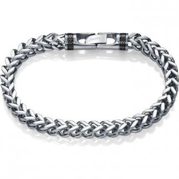 Pulsera Viceroy Heat de acero con detalles en negro