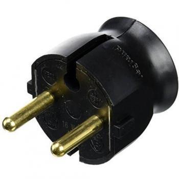 Legrand, 050184 Bases y clavijas - Enchufe extraplano, potencia máxima de trabajo de 3680W y 16A a 230V, color negro