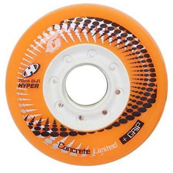 Hyper Wheels Ruedas Patines Urban Concrete +G 76-84mm 4UD Hombre Naranja