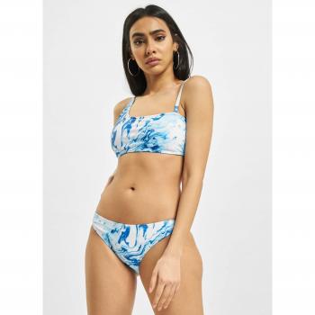 Bikini de mujer Urban Classics top asimétrico blanco