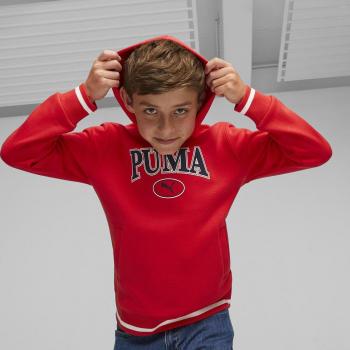 Sudadera de niños Puma Squad en color rojo para los pequeños amantes del deporte