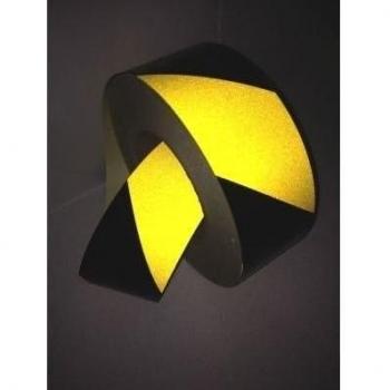 StickersLab-Cinta adhesiva reflectante Identificación catadióptrica negro/amarillo