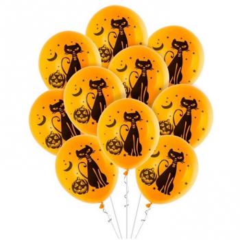 Pack de 10 Globos Gato de 30 cm