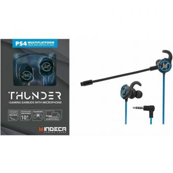 Indeca - Thunder, Auriculares de botón con Micrófono