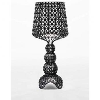 Lámpara de mesa Mini Kabuki LED 70cm Negro