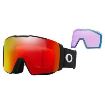 Máscara de Esquí Oakley Line Miner Pro L Matte Black con Lentes Prizm Snow Torch Iridium
