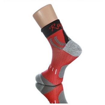 Rafa 'l nairobie Calcetines, Color Rojo/Negro, tamaño 43-46