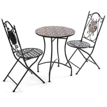 Conjunto de Mesa y 2 Sillas Versa Ceylan 60x71x60 cm
