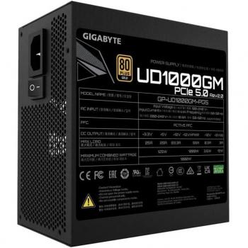 Gigabyte UD1000GM PG5 Power Supply Unit 1000 W 80 PLUS Gold Rated Fully Modular ATX Black PCIe 5.0 20+4 pin
