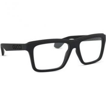 Gucci GG1573O 001 55 Stylish Eyewear, Black Unisex Glasses, Size: ONE SIZE