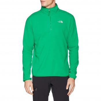 The North Face M Glr 1/4 Zip Jersey 100 Glacier, Hombre, Primary Green, S
