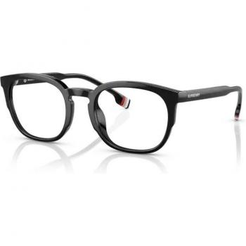 Burberry Be2370U Col. 3001 Stylish Optical Glasses for Men, Square Shape, Black Color, Size: 53 MM