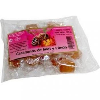 Caramelos Miel, Limón y Cúrcuma 100g Hispamiel