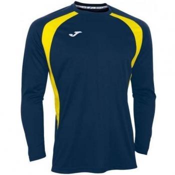 Joma 100015.309 - Camiseta de equipación de manga larga para hombre, color azul marino / amarillo, talla S