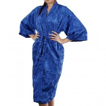 Lofbaz Mujer Bata de baño que cubre como una toalla, cómoda Design #2 Azul Talla única