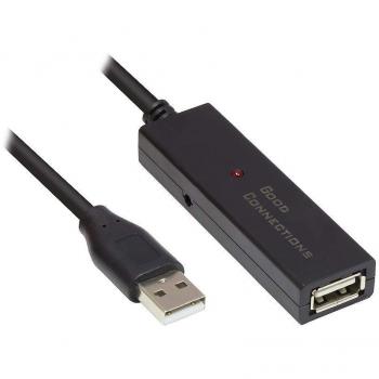 Cable de extensión activo USB 2.0 GOOD CONNECTIONS GC M0131, enchufe A a conector A, longitud 5 m