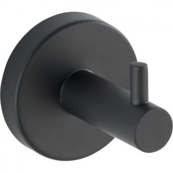 Percha de baño inox Bosio negro mate