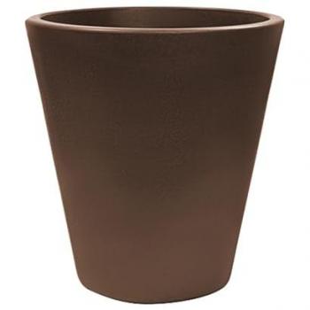 Maceta Corsa 40 Blanco - Polietileno - Fácil Limpieza - Resistente a Impactos - 22L