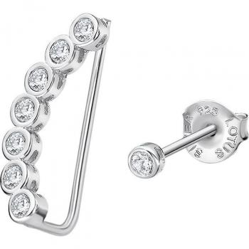 Pendientes Lotus Silver LP3390-4/1 Ear Party de Plata con Circonitas para Mujer