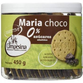 Galletas María Choco Digestive sin Azúcar 450g - Fuente de Fibra