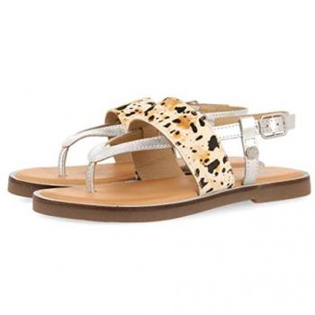 Gioseppo Sandalias Sardoa Niña - Esclava Tiras Finas, Plateado, 39 EU