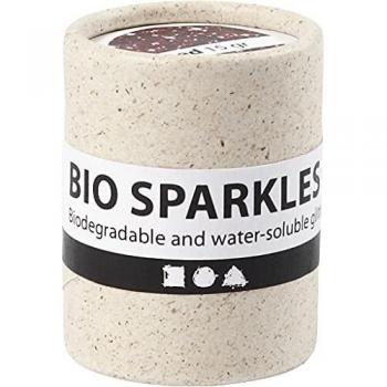 Purpurina fina biodegradable – Rosa – 10 gr